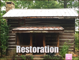 Historic Log Cabin Restoration  Dellroy, Ohio